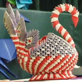 Chinese Origami Modular Swan